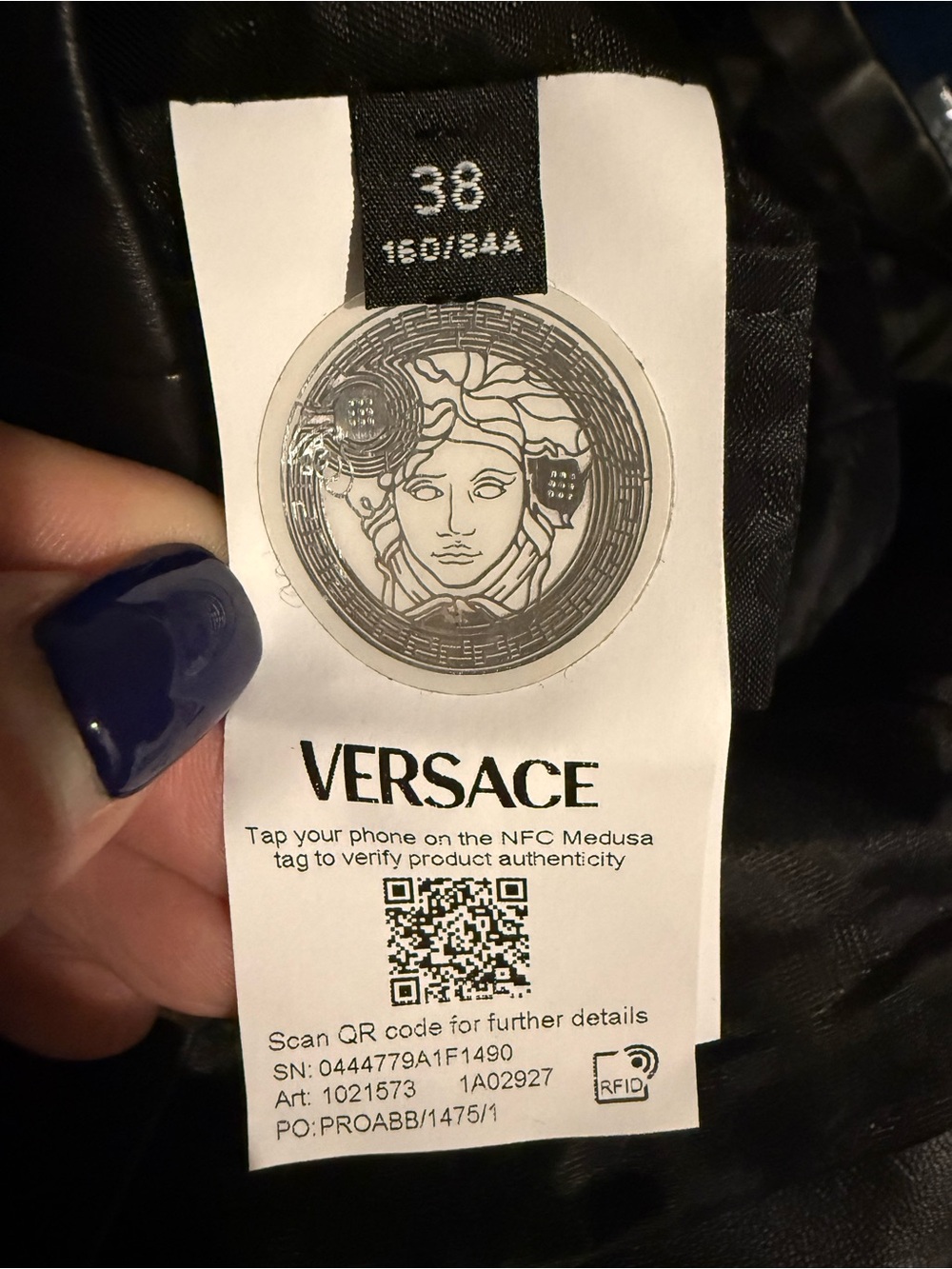 Versace leather dress - Picture 8 of 11